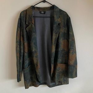 Brown and Green Blazer